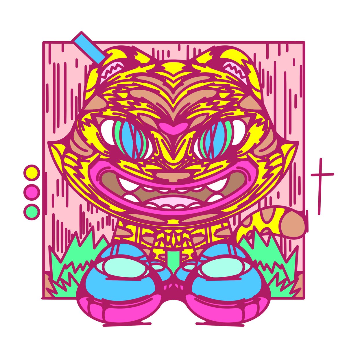 SpiritsFndn's tweet photo. Spirits Foundation inaugural fundraiser is happening next Tuesday, 11.06. on @exchgART 

We present to you ‘’Tigor'' - a piece generously contributed to our initiative by @aintweallgods 🐯
 
100% proceeds from all artworks will be donated to
@wildfoundation 🌱 https://t.co/NgQYsDQbw7