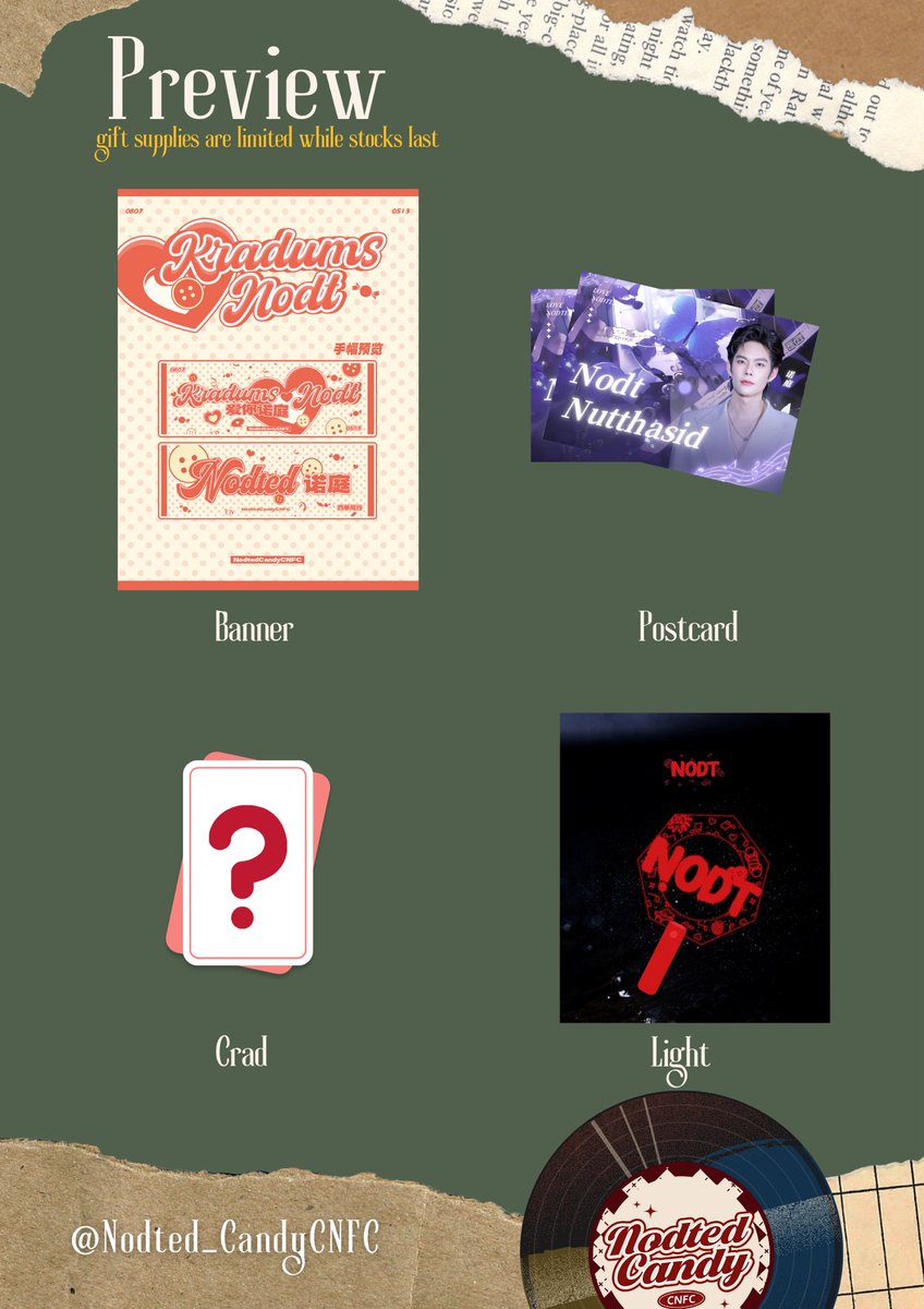 Nodted_CandyFC's tweet photo. 🍻· NODT’S GIVEAWAY ·🥓

Fans can get nodt giveaway for free with receipts

📆 June 7th———
📍 Morr 🍻 ♪

*gift supplies are limited while stocks last*

@nodted 
#NodtNutthasid 
 #กระดุมของน๊อต https://t.co/kBxtyIDu8p