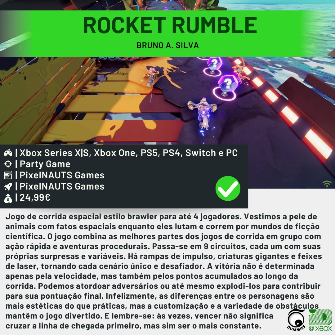 dummies_pt's tweet photo. ID@Xbox Review

Trailer: https://t.co/VHqLnVuArS
Site: https://t.co/9OMpsHFITr
Loja: https://t.co/fXChKJZse0
@PixelNAUTSgames https://t.co/38sI3YLZdJ