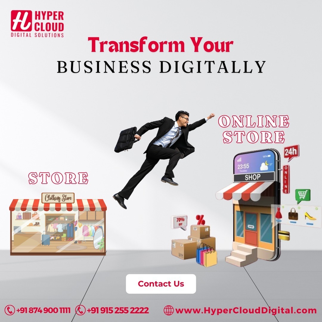 HyperCloud_DS's tweet photo. https://t.co/pT4YhQxtXS
Transform Your Business Digitally!
Take your store to an online store and reach customers globally. Embrace the future of retail with our expert digital solutions. Start your journey today.
#HyperCloud
#DigitalTransformation
#OnlineStore
#BusinessGrowth https://t.co/Ql6XosrlYB