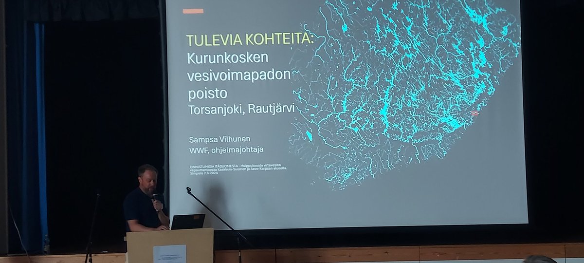 rautjarvenkunta's tweet photo. Kuulemme lisää myös seuraavasta ennallistamisesta, eli Torsanjoen Kurunkoskesta. Tätä on odotettu! 

#rautjarvinyt #rautjarvihuomenna #padotmurtava #wwfsuomi #kasely #onnistumisiaitäsuomesta #wfmd https://t.co/uaUShcwE81