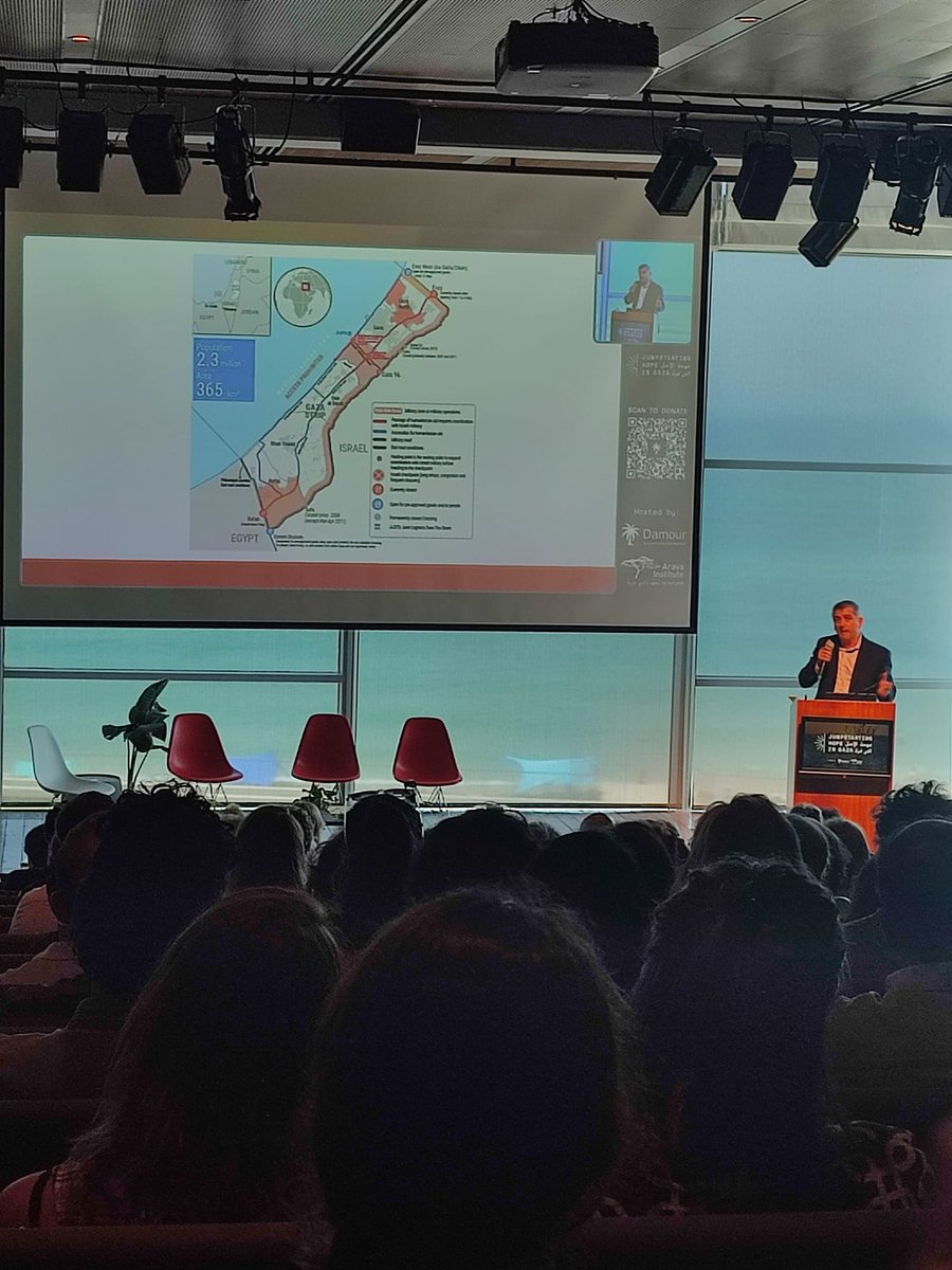 At our event now: A Public Health Overview of the war in Gaza with Dr. @DavidHasan, Professor of Neurosurgery, <a href="/DukeUniversity1/">Duke University</a>