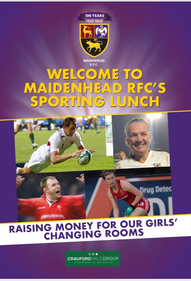 Will Greenwood (@willgreenwood) on Twitter photo Friends of <a href="/maidsrfc/">Maidenhead RFC</a> and rugby - we have a cracking lunch next Friday - it will be a lot of fun.. some tables/tickets are left.. DM me and I will do you a deal!! Friends of <a href="/maidsrfc/">Maidenhead RFC</a> and rugby - we have a cracking lunch next Friday - it will be a lot of fun.. some tables/tickets are left.. DM me and I will do you a deal!!