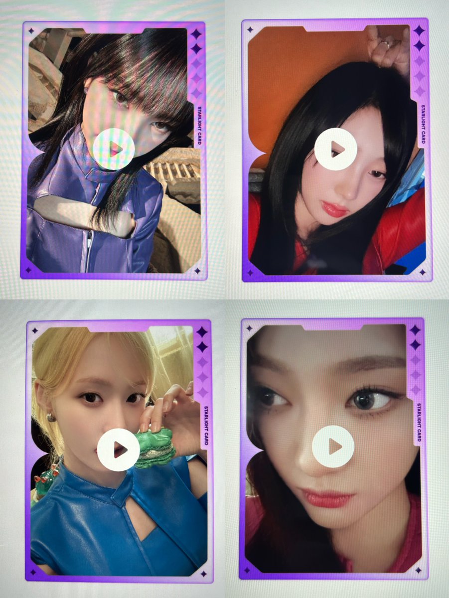 aespapcs's tweet image. [video] 에스파 앨범 POB
The 1st Album Armageddon 

💗 Group AR Video Card

QQ音乐 Music China
STARLIGHT CARDS