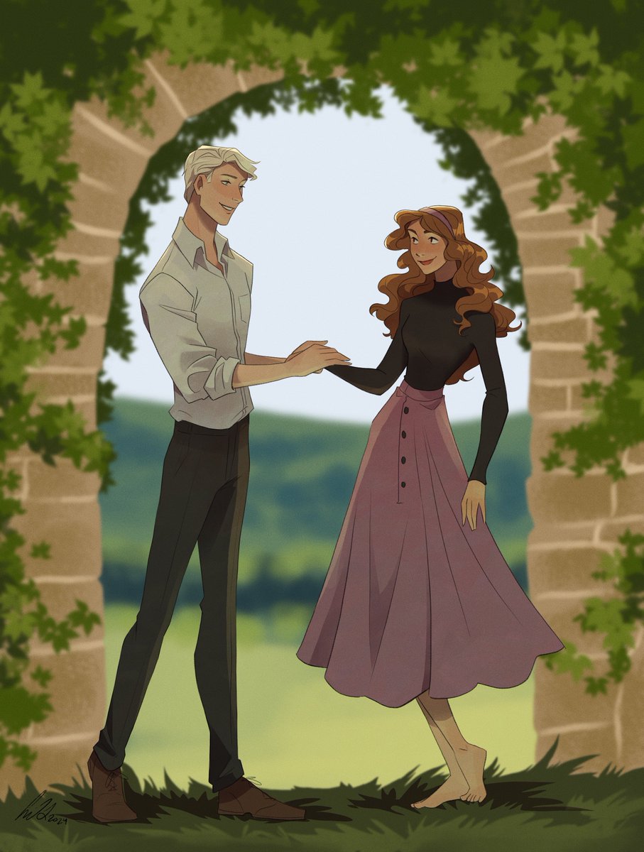 Katsi’tsí:yo Columbula (@katsitsiyo) on Twitter photo Sharing this piece I comm’d from <a href="/littlelundmark/">Emil Lundmark</a> (tysm! 🥰)
Dramione inspired by the forest dance scene from Sleeping Beauty. Complete with a barefoot communing-with-nature Hermione and chivalrous Draco being all cutesy together. 🥰🥰 Sharing this piece I comm’d from <a href="/littlelundmark/">Emil Lundmark</a> (tysm! 🥰)
Dramione inspired by the forest dance scene from Sleeping Beauty. Complete with a barefoot communing-with-nature Hermione and chivalrous Draco being all cutesy together. 🥰🥰