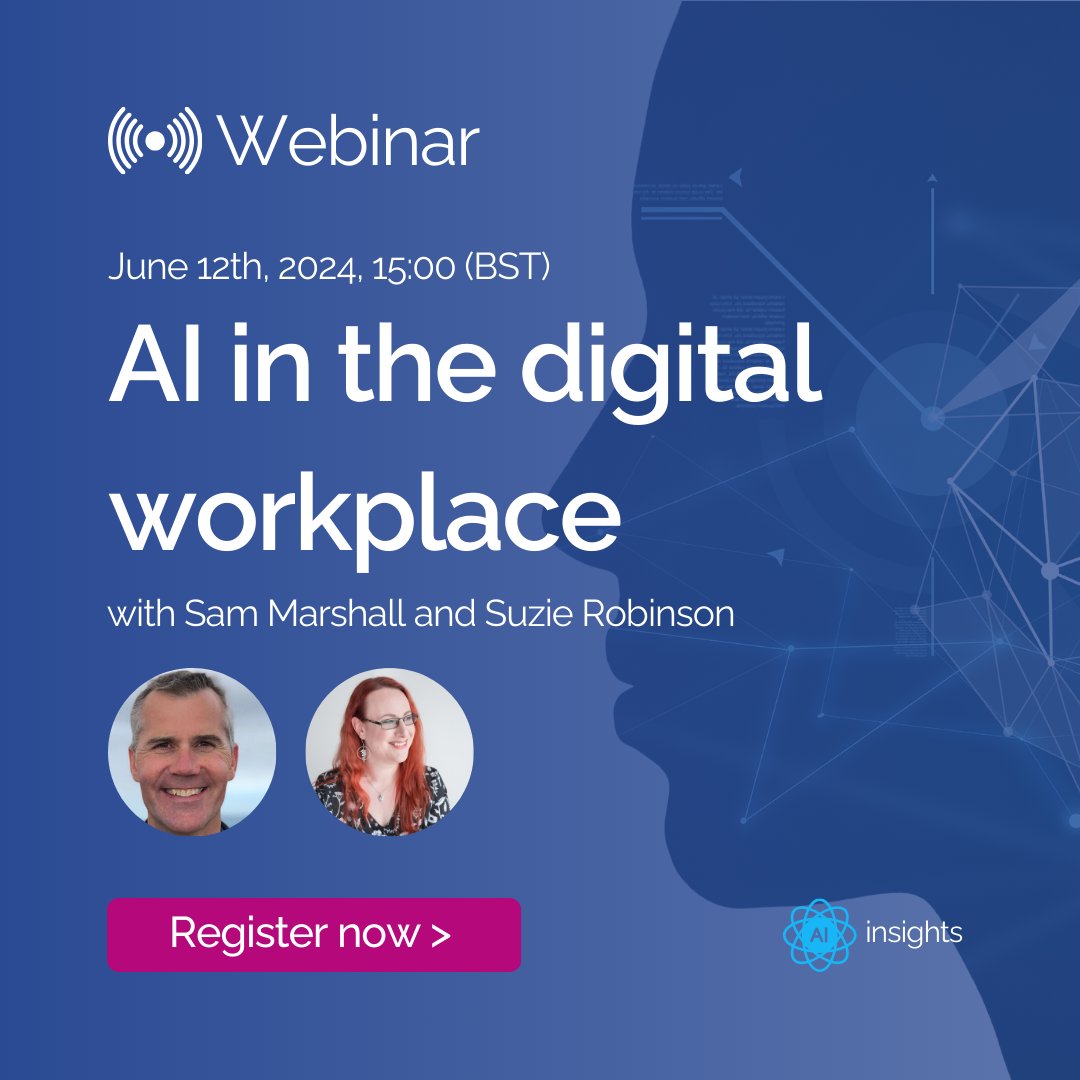ClearBox's tweet photo. 🗓 There's still plenty of time to register for our FREE, #AI in the digital workplace webinar  ➡ 

https://t.co/LMoGiIYvWl

#DigitalWorkplace https://t.co/CH9lx5JMUl