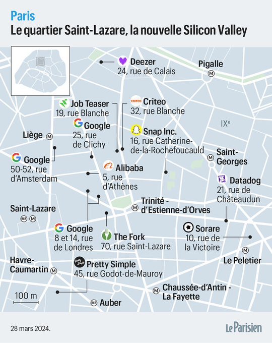 fayon's tweet photo. Une micro Silicon Valley dans le quartier Saint-Lazare à #Paris ? via @LeParisien_75 https://t.co/CJMV8GaCIh