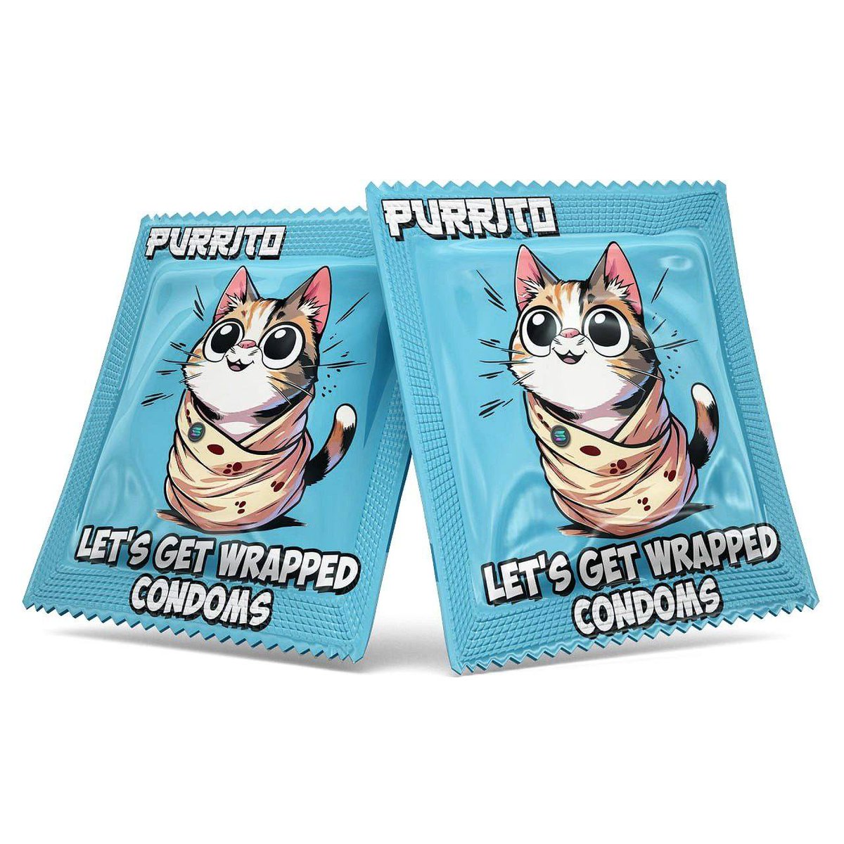 Purrito_Wrapped's tweet photo. Introducing PURRITO condoms – because every moment deserves a perfect wrap.   

Each condom comes with a silky smooth texture and a dash of tantalising flavour.  

"Get wrapped" in ultimate pleasure and protection. https://t.co/j9uP74UkFz
