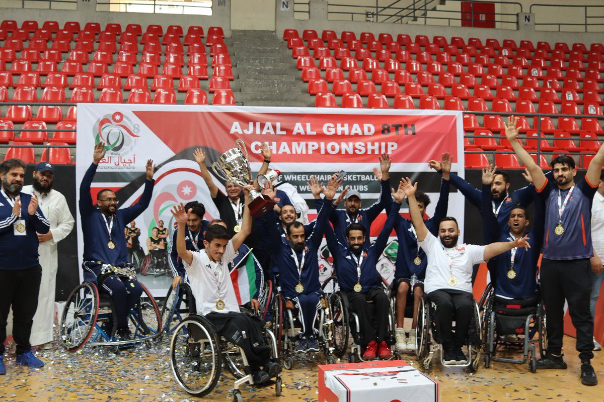 shafy_alhajry's tweet photo. لقطات الفرح بالفوز بكأس أندية غرب 

آسيا لكرة السلة على الكراسي 

المتحركه. https://t.co/NR6pBMQJN3