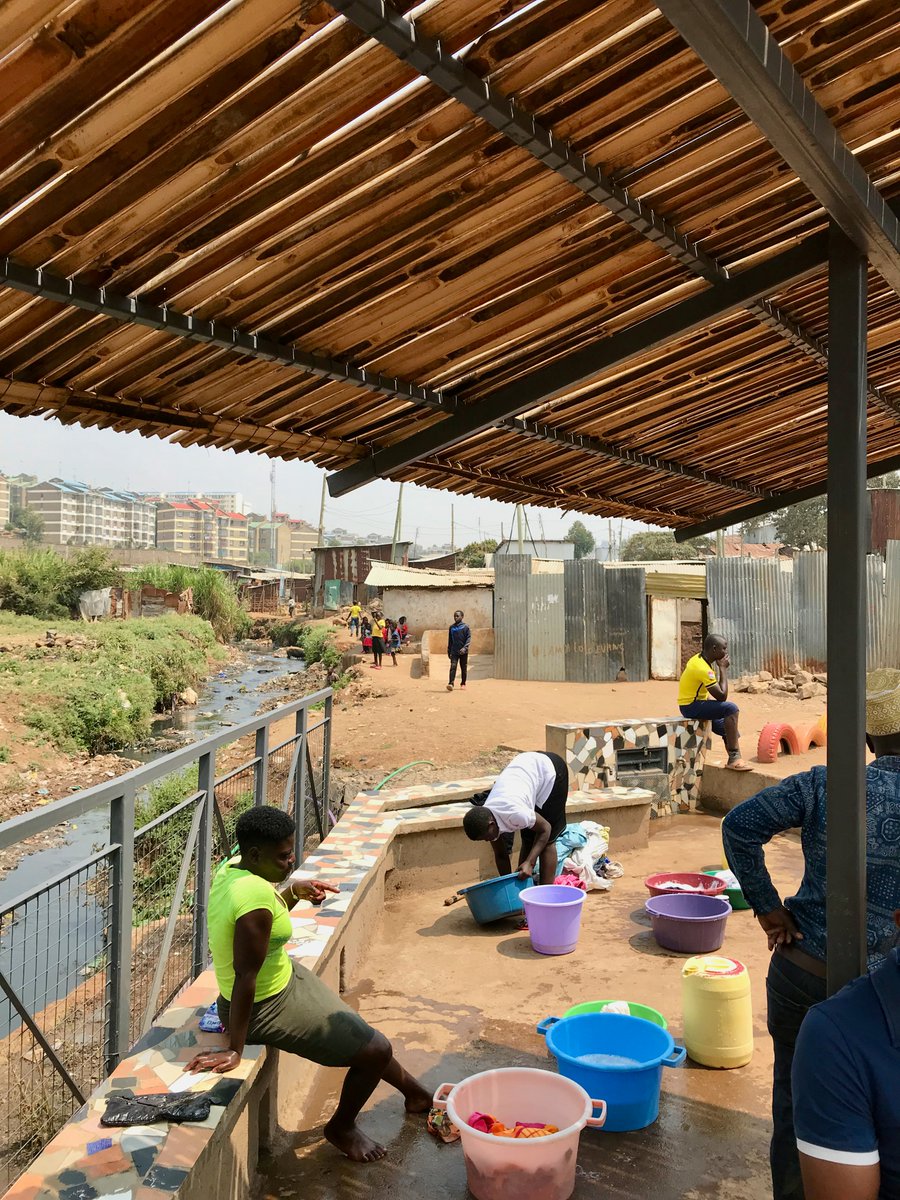 Kibera's past was marred by overflowing pit latrines and "flying toilets". #KPSPs, sanitation facilities, and free laundry pads now promote hygiene. Destroying them risks a return to the past, and erases hard work in health. #SpareCommunityAssets