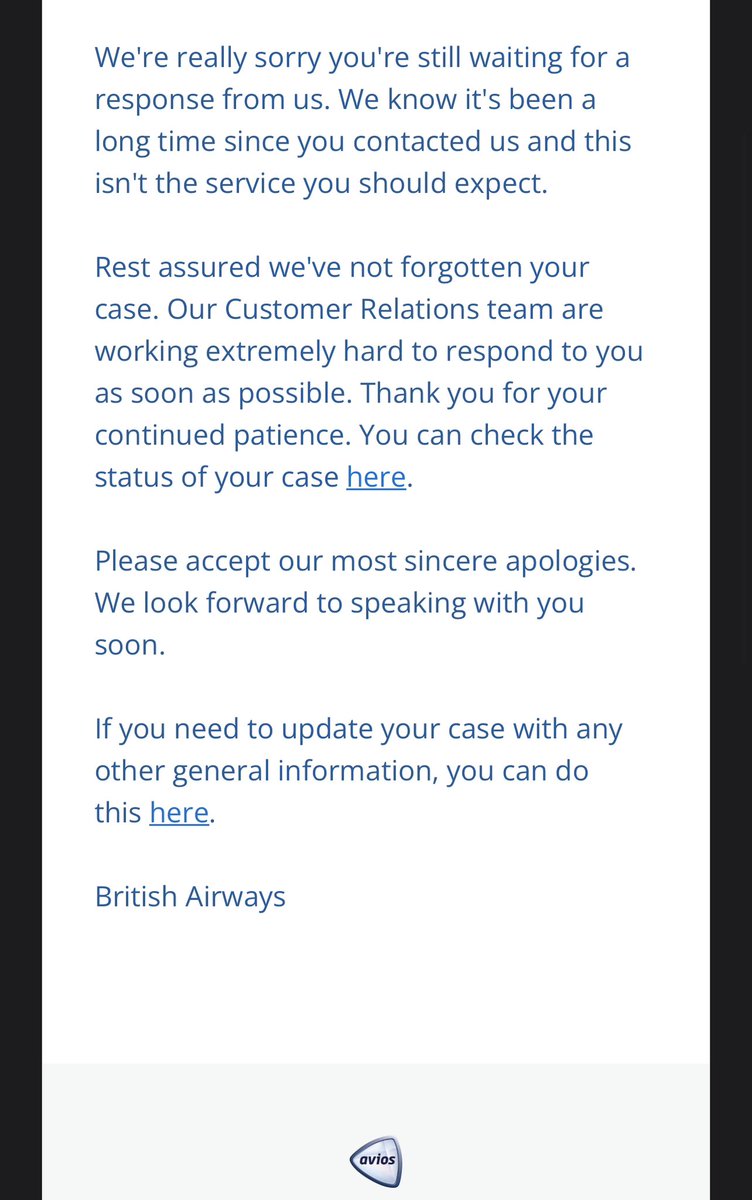 HashMurji's tweet image. 7 of these emails and 3 months later. 
Just shows how difficult it was to speak to someone when your flight had been cancelled. Excellent work @British_Airways 👏🏽