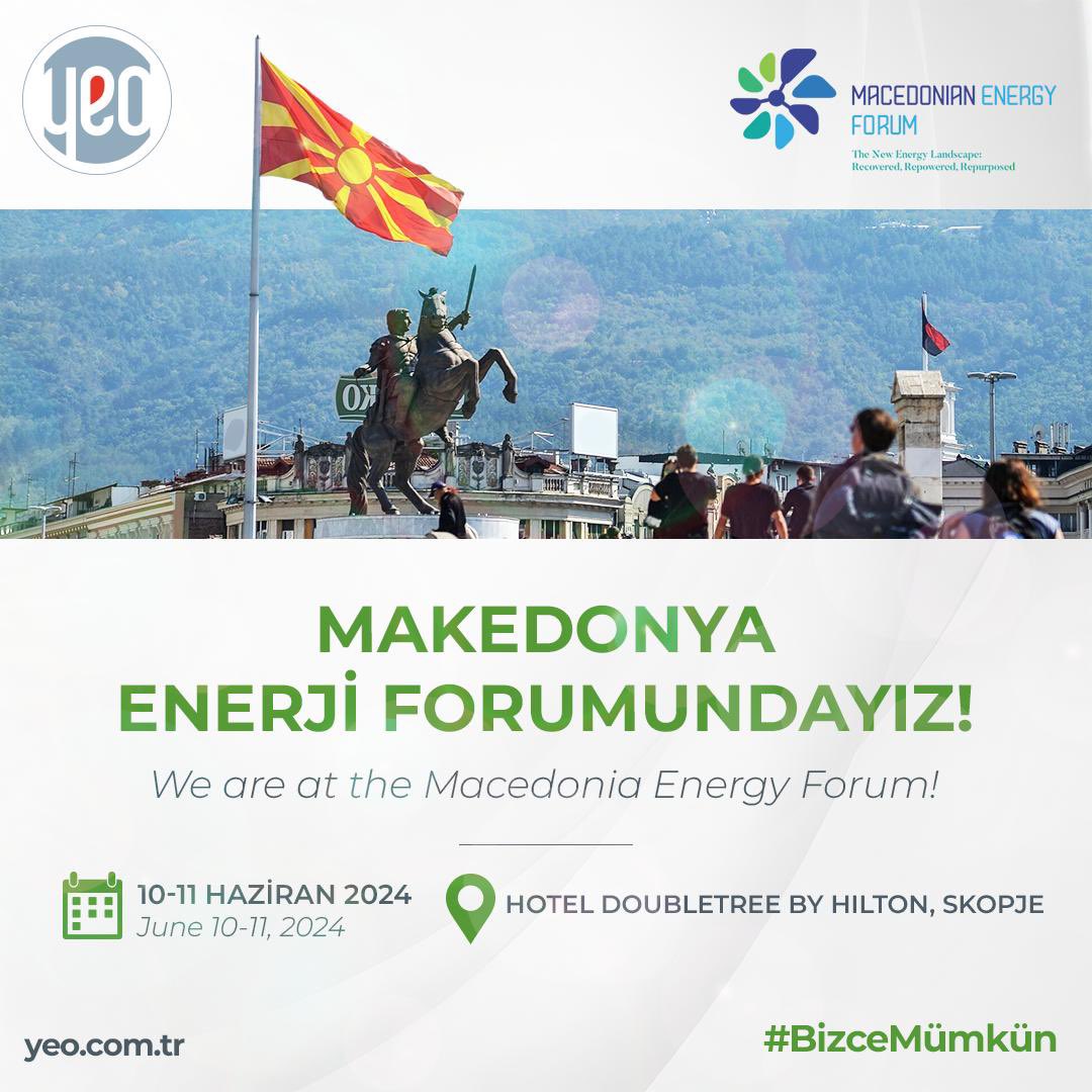 yeo_com_tr's tweet photo. Makedonya Enerji Forumundayız!

🗓️: 10-11 Haziran, 2024
🚩:Hotel Doubletree By Hilton, Skopje
-
We are at the Macedonia Energy Forum!

🗓️: June 10-11, 2024 
🚩: Hotel Doubletree By Hilton, Skopje

#YEOTK #MEF24 #MacedoniaEnergyForum https://t.co/evumED31QS