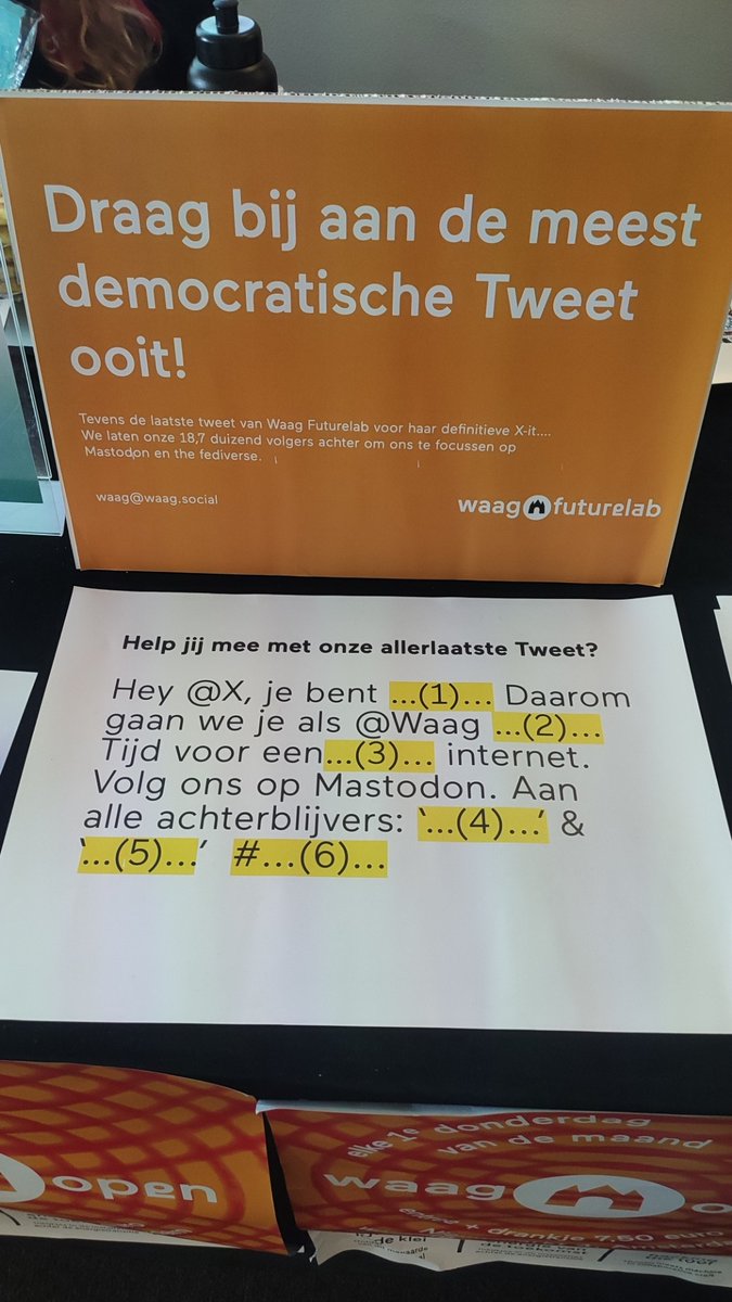 Op de Public Spaces conferentie co creëren we samen met de bezoekers onze laatste tweet. Tijd voor de volgende stap. 

#PubConf2024