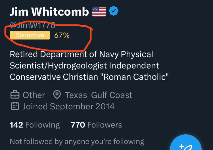johnbates207's tweet photo. @JimW1776 @CalltoActivism The real crime is your garbage opinion being the first thing anyone sees on this thread just because you pay for a #bluecheck. #Propagandabot #fakeaccount content is destroying social media. #botsentinel https://t.co/SXvMCnvFtP