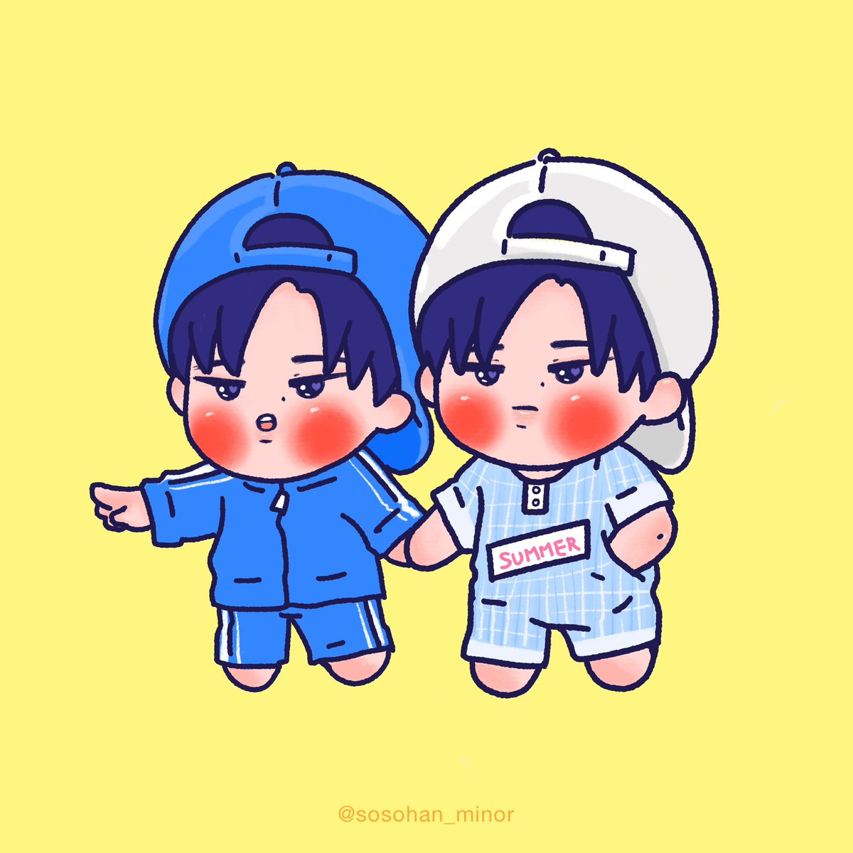 sosohan_minor's tweet photo. 여행중인 투종복🧸🧸
파란종복: 우리 저기 가 볼래?
하얀종복: 으응..
(주머니에 있는 사탕 언제주지..🍬)
#문종업 #moonjongup #文钟业 #文鐘業 #ムンジョンオプ #팬아트 #fanart #일러스트
#종복이 #jongboki https://t.co/DbMaHeLpuP