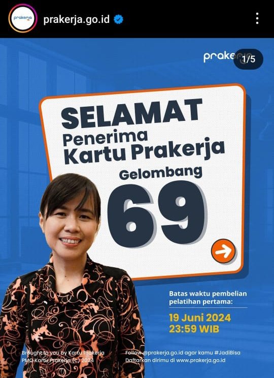 panggilajagituu's tweet image. YUHU GEL 69 UDAH PENGUMUMAN😍
Selamat bagi yang lolos, dan tetep semangatt yang belum loloss

Buat yang lolos dan bingung cari pelatihan, aku ada rekomendasi kelas nih, dan dipanduu sampai cairrr. Yang mau rep aja bestie😍
Sfu #zonauang 
#Prakerja