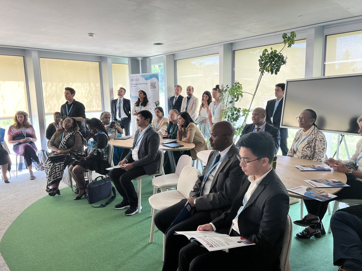 DrAxelrod_WHO's tweet photo. Presenting the @WHO Knowledge Action Portal (KAP) on #NCDs to representatives from over 20 countries 🌎 🌍 🌏 

Discover the first multistakeholder knowledge collaboration and community platform on NCD prevention &amp; control 👉 https://t.co/zKKLvojn7B

@samsieber  @DrKatiadePinho https://t.co/3lbp8tOAzF