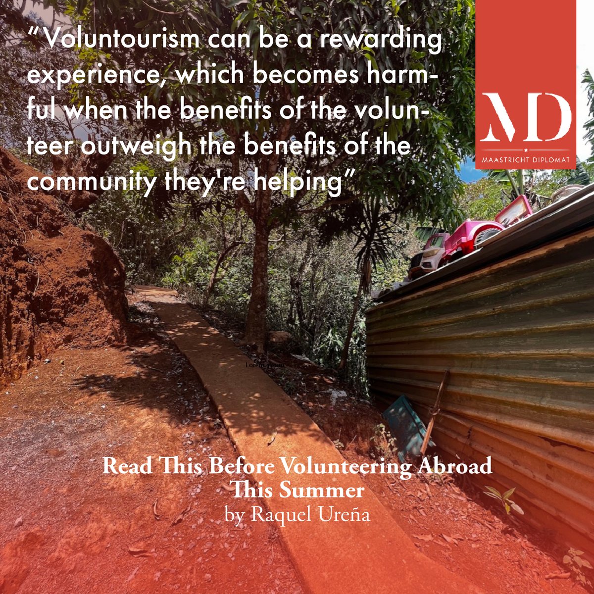 Thinking  about volunteering abroad this summer? While voluntourism promises  enriching experiences and looks great on a resume, it often prioritizes  volunteer satisfaction over genuine community aid. This article seeks to  unmask the unethical practices of voluntourism...