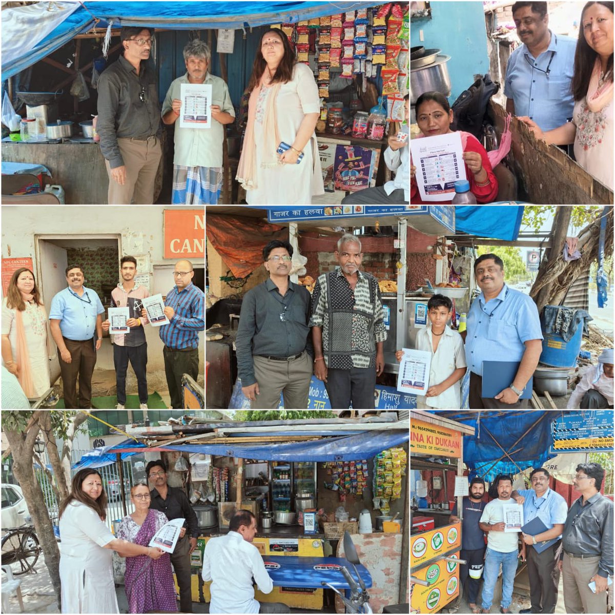 cii_face's tweet image. Awareness on FSSAIs 12 golden rules to street food vendors on the occasion of World Food Safety day 7 June 2024
