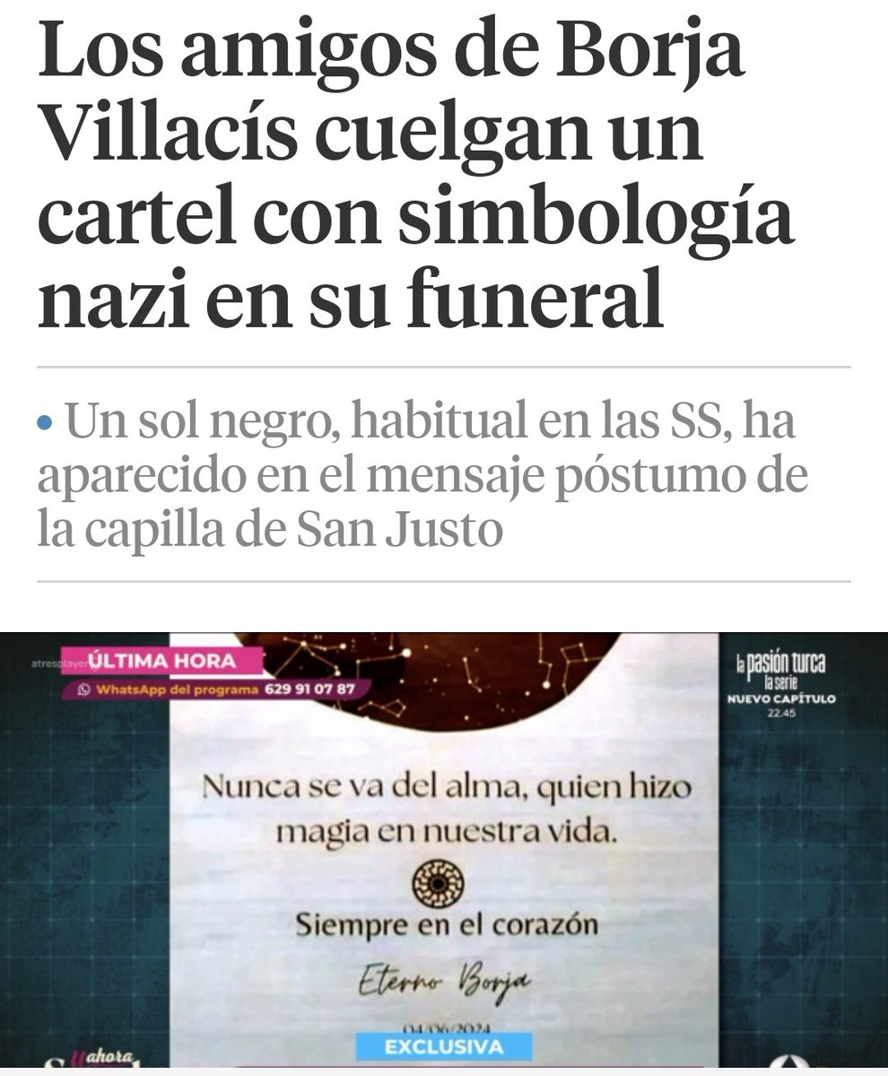 Begoña Villacís de C's destrozó 600 chabolas de personas sin hogar diciendo que eran delincuentes y drogadictos. Mientras, su hermano neonazi de Ultras Sur del Real Madrid se encerraba meses en pisos para custodiar alijos de droga. Ayer fue enterrado con simbología nazi.