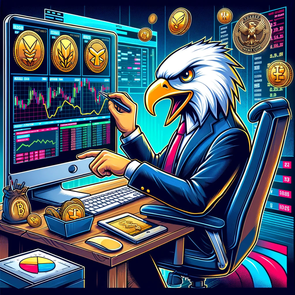 Soarer_meme's tweet photo. #Soarer, is busy trading #crypto #meme tokens while eagerly awaiting the big day when his own coin gets listed on the exchange! 🦅📷
Stay tuned for the launch of Soarer Meme Coin and join us in this exciting journey to the moon! 📷 🌕
#Soar #nft #blockchain #cryptocurrency https://t.co/rKEQSOa7YK