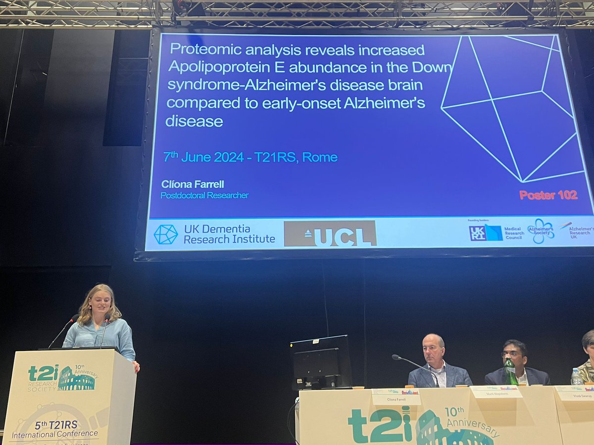 It was great to organise and co-chair this <a href="/t21rs/">Trisomy 21 Research Society</a> symposium on omics approaches in Down syndrome Alzheimer's disease with <a href="/Lisi_FA/">Lisi Flores-Aguilar</a>! 
And a pleasure to speak among the other incredible talks from <a href="/swaruplab1/">swaruplab</a>, Mark Mapstone and Olivia Belbin <a href="/ucimind/">UCI MIND</a> <a href="/SantPauMemory/">Sant Pau Memory Unit</a>