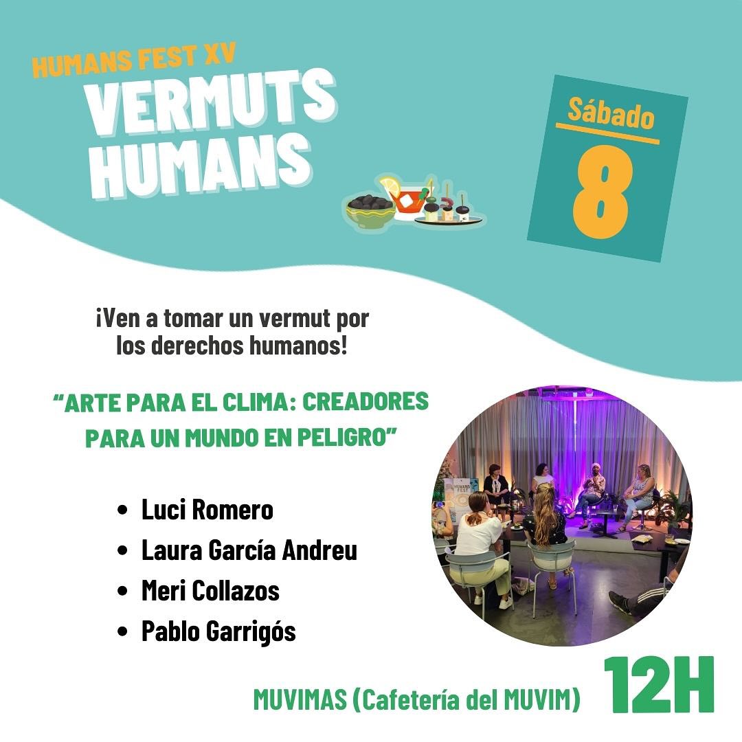 IgualtatVLC's tweet photo. 👉Us compartim l'activitat #Vermutshumans que el #HumansFest2024 ha programat per a este dissabte 8.
Esperem que siga del vostre interés!

📍Més informació en les seues xarxes socials. https://t.co/eprDOtOtNs