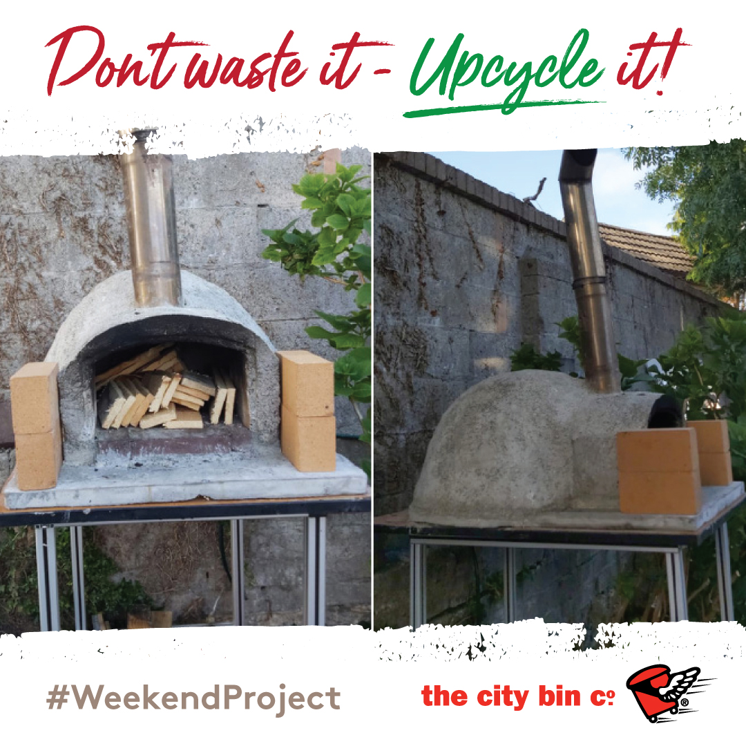 We have the perfect #upcycling project for you this weekend! ♻️ Fancy yourself as the next Jamie Oliver, knocking up the perfect pizza in your outdoor #pizzaoven? Our colleague Eimhin takes us through the process he used for his project: bit.ly/3BLgbbB 🍕 Buon Appetito!