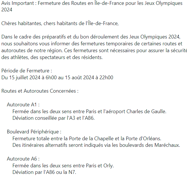 ThomasGerard75's tweet photo. Hello @Paris2024, cette #FakeNews circule sur Whatsapp depuis plusieurs jours... Un démenti serait vraiment le bienvenu ! 

@Paris @sytadin @AfpFactuel @afpfr @decodeurs https://t.co/0UAPzgWdnG