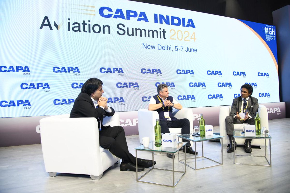 capa_india's tweet photo. . @DPHemanth of @apft_official adds that last-mile #connectivity is missing in India for freighters, and that @Boeing 737-800 and @Airbus A320 family are among the most appropriate aircraft types for freighters.
#CIAS24 #CAPAIndia #AviationIndia #Indianaviation #Airport #Indianairports #aviationenthusiast #avgeek #cargo