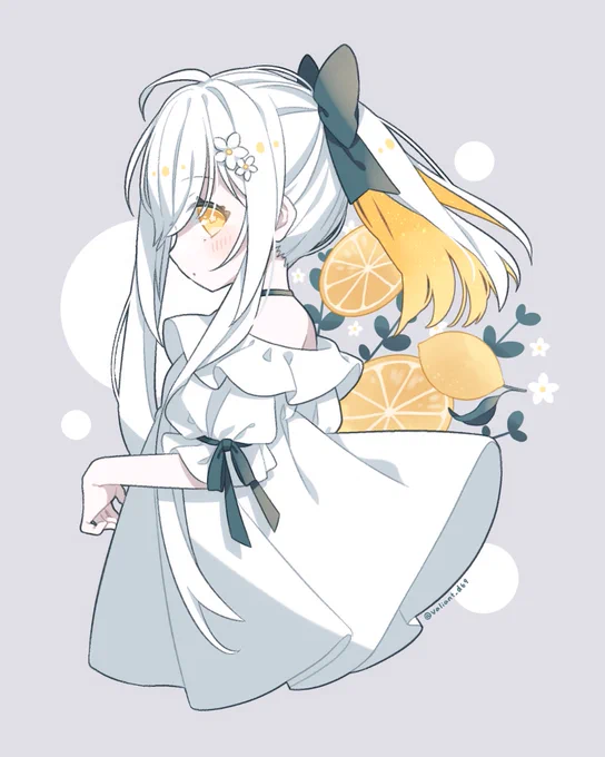夏レモン#創作 #オリジナル #ねがいぼしのエトワール 