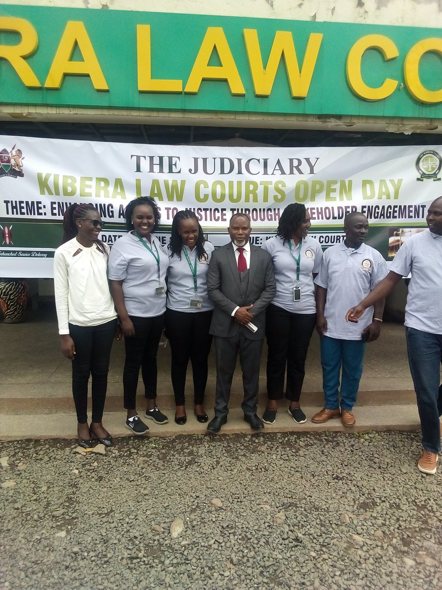 Open Day at Kibera Law Court. Enhancing access to justice through stakeholder engagement 
#accesstojustice #ajs <a href="/Kenyajudiciary/">The Judiciary Kenya</a> <a href="/ParalegalsC/">Paralegals Network Nairobi City County</a> <a href="/JudyAdhiambo1/">Judith Adhiambo</a> <a href="/ProgramPeer/">Holistic Peer Support Program (HPSP)</a> <a href="/CJMarthaKoome/">Hon. Justice Martha K. Koome, FCIArb, EGH</a> <a href="/justicedefends/">Justice Defenders</a> <a href="/ODPP_KE/">Office of The Director Of Public Prosecutions</a>