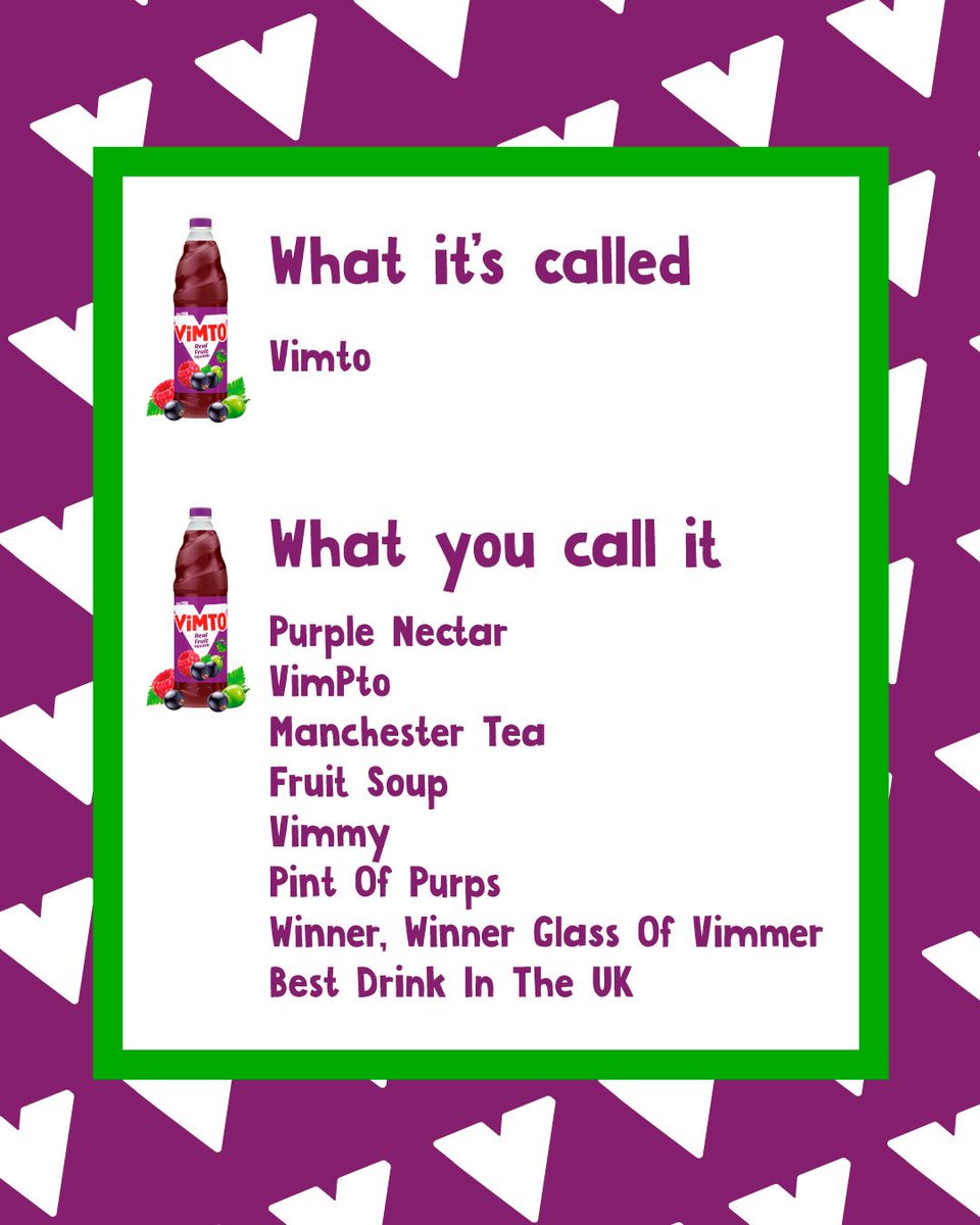 vimto's tweet image. Do you have any other nicknames for #vimto? We wanna hear em 🤔