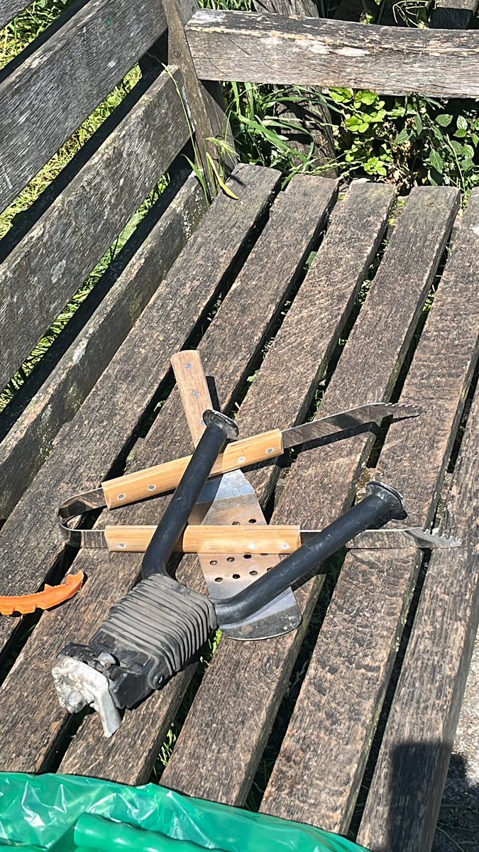 BBQ equipment left by Beverley Brook!