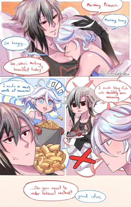 When you &amp; your partner both have….interesting diet

#Arlefuri 