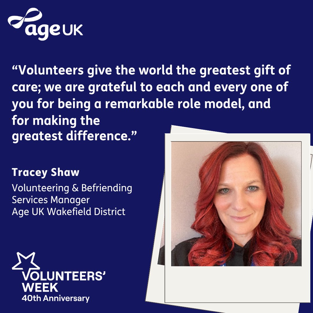 Age UK (@age_uk) on Twitter photo This #VolunteersWeek, our volunteer managers from <a href="/AgeUKWakefield/">Age UK Wakefield</a>, <a href="/AgeUKHF/">Age UK Hammersmith & Fulham</a>, and <a href="/ageukwsbh/">Age UK West Sussex, Brighton & Hove</a> share their thoughts on the incredible impact of volunteering.
Find your nearest Age UK volunteering opportunity 👉 bit.ly/3yYLYss
#ProudToBeAgeUK This #VolunteersWeek, our volunteer managers from <a href="/AgeUKWakefield/">Age UK Wakefield</a>, <a href="/AgeUKHF/">Age UK Hammersmith & Fulham</a>, and <a href="/ageukwsbh/">Age UK West Sussex, Brighton & Hove</a> share their thoughts on the incredible impact of volunteering.
Find your nearest Age UK volunteering opportunity 👉 bit.ly/3yYLYss
#ProudToBeAgeUK