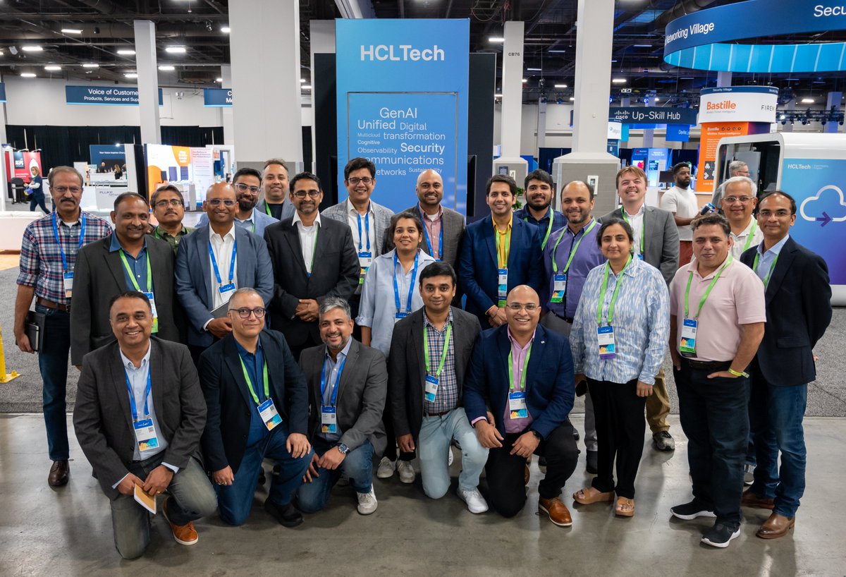 hcltech's tweet photo. 🔽 Missed #HCLTechAtCiscoLive? We've got you covered with the top three takeaways and unforgettable moments from the event:

1️⃣ Interactive Demos: We demonstrated how our offerings set new industry standards, from network automation to 'Meeting Rooms as a Service' and GenAI-powered business process engines and network management. 🚀

2️⃣ Insights from our Theater and breakout session: Our leaders discussed the importance of full-stack observability for seamless digital customer experiences and how enterprises can leverage Generative AIOPs to set new benchmarks in enterprise innovation and performance. 💡