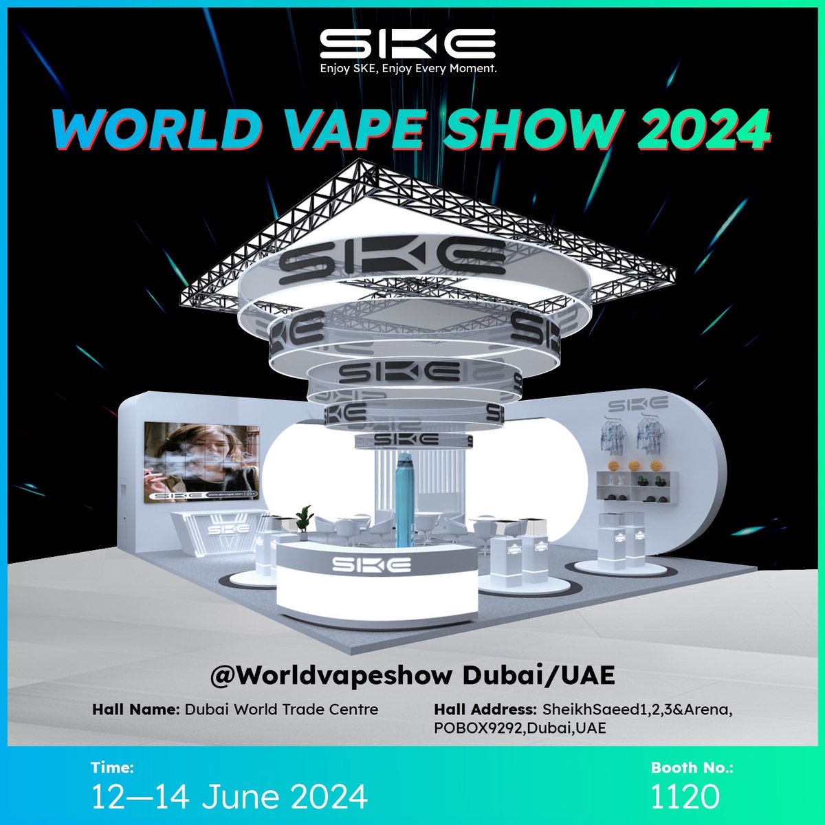 Exciting News! Get ready for the World Vape Show 2024 in Dubai Booth No.: 1120 Date: June 12 - 14, 2024 Warning: This product contains nicotine. Nicotine is an addictive chemical. #skemg25000 #vapelove #vapedaily #vapelife ... Exciting News! Get ready for the World Vape Show 2024 in Dubai Booth No.: 1120 Date: June 12 - 14, 2024 Warning: This product contains nicotine. Nicotine is an addictive chemical. #skemg25000 #vapelove #vapedaily #vapelife ...