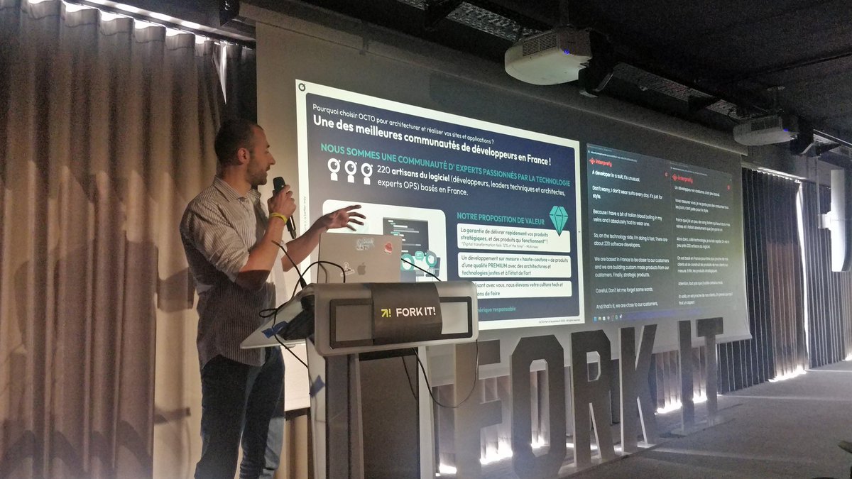 François Best - đŠ (@fortysevenfx) on Twitter photo Next up: Antoine Mazure from <a href="/OCTOTechnology/">OCTO Technology</a> shows us how he sliced up a legacy ticketing store to upgrade it incrementally. Next up: Antoine Mazure from <a href="/OCTOTechnology/">OCTO Technology</a> shows us how he sliced up a legacy ticketing store to upgrade it incrementally.