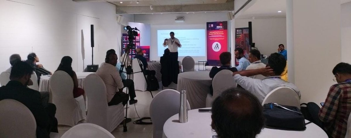 Attendees at #MGS24 engaged in the Ideation Workshop, led by Dr. Nikhil Varma and Algorand Community Members. They explored reimagining business models with blockchain in a sector-based session. Innovation at the forefront!