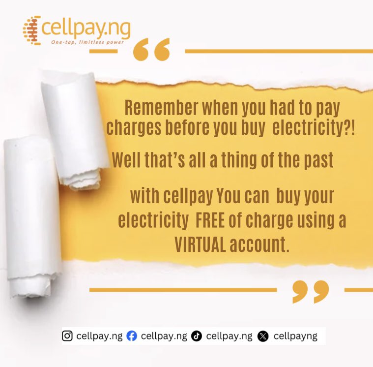 Cellpayng's tweet photo. Make transactions with just one tap! Our VIRTUAL account ensure quick and charge FREE transactions. 

https://t.co/RHTfw9SuGu https://t.co/CzaBA0mdug