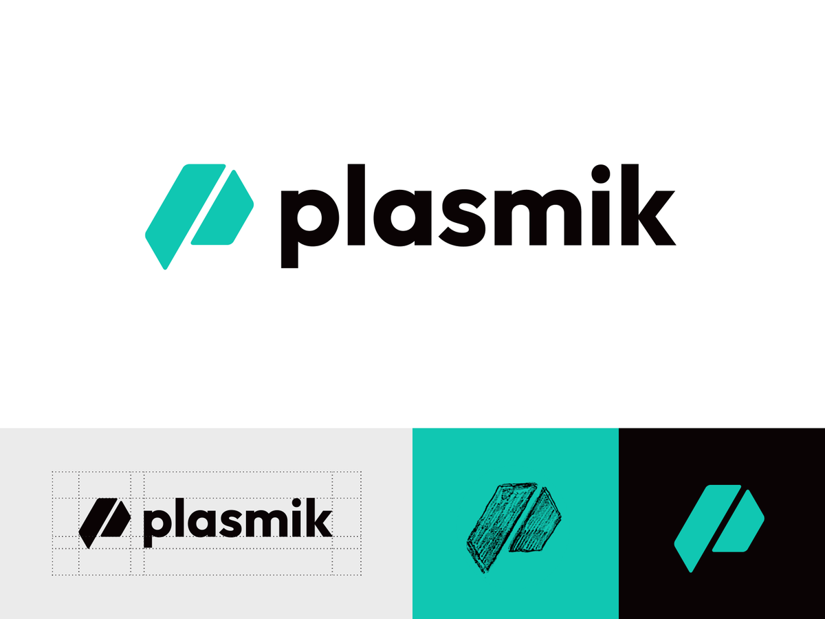 I did the logo for <a href="/_mariusflorescu/">marius florescu</a>'s web development studio, Plasmik.

I'll never get tired of doing abstract letters. 😅🙏 Sketching and digitising them is just so much fun.

Anyway, wrote up a bit more info on Dribbble so def come check that out → dribbble.com/shots/24311646…