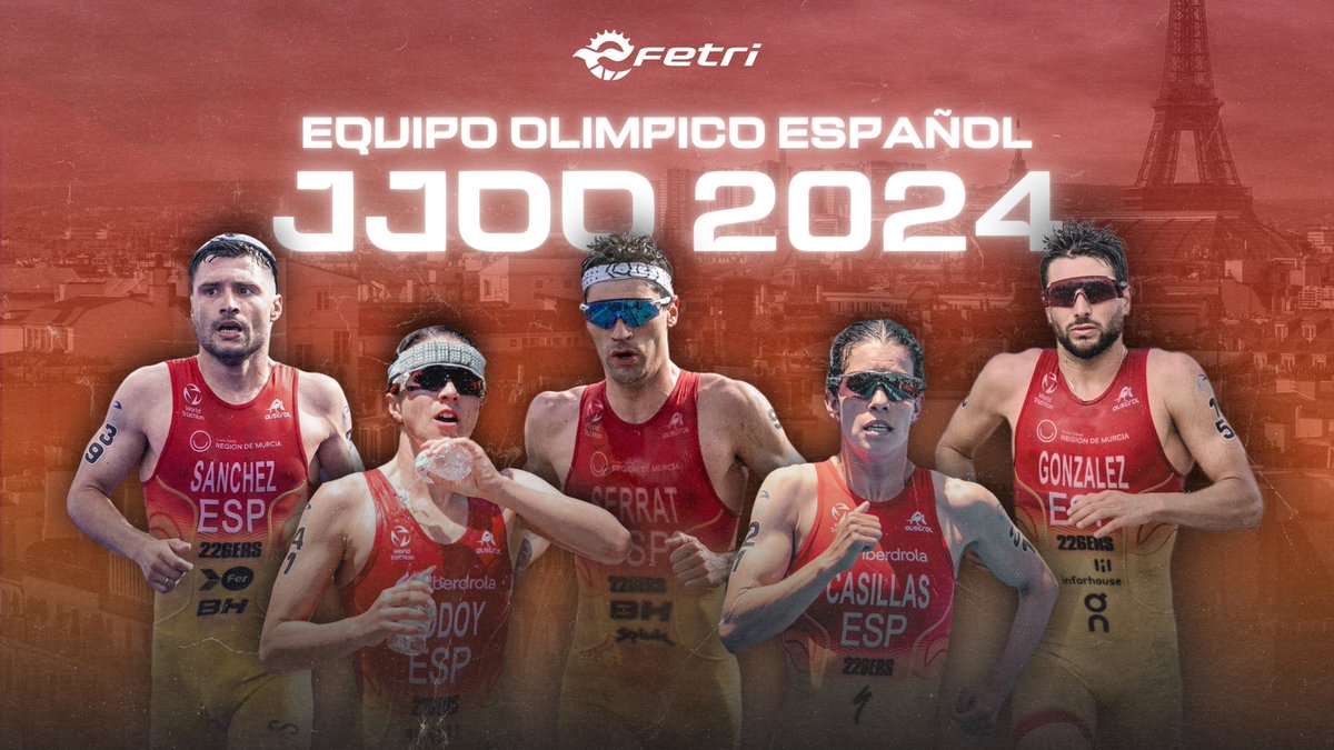 ¡Ya tenemos 𝒆𝒒𝒖𝒊𝒑𝒂𝒛𝒐 olímpico de triatlón!

💪 <a href="/AnnitaGodoy92/">Anna Godoy Contreras</a>, @MiriamCasillasG, <a href="/serratantonio/">Antonio Serrat</a>, @RSanchezPodium y <a href="/AlbertiniGG/">Alberto Gonzalez</a> forman el #TeamEspaña🇪🇸 en #París2024.

Somos uno de los únicos cuatro países en contar con cinco representantes.

¡Enhorabuena, <a href="/TRIATLONSP/">FETRI</a>!