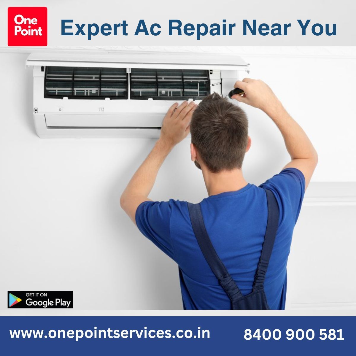 "Keep your AC running cool with One Oints! ❄️ Expert service and repairs at your doorstep. 
buff.ly/3Pc0lPx 
📞 Call Now: +91 8400900581 
#CoolingComfort #ACRepair 🚚🔧"