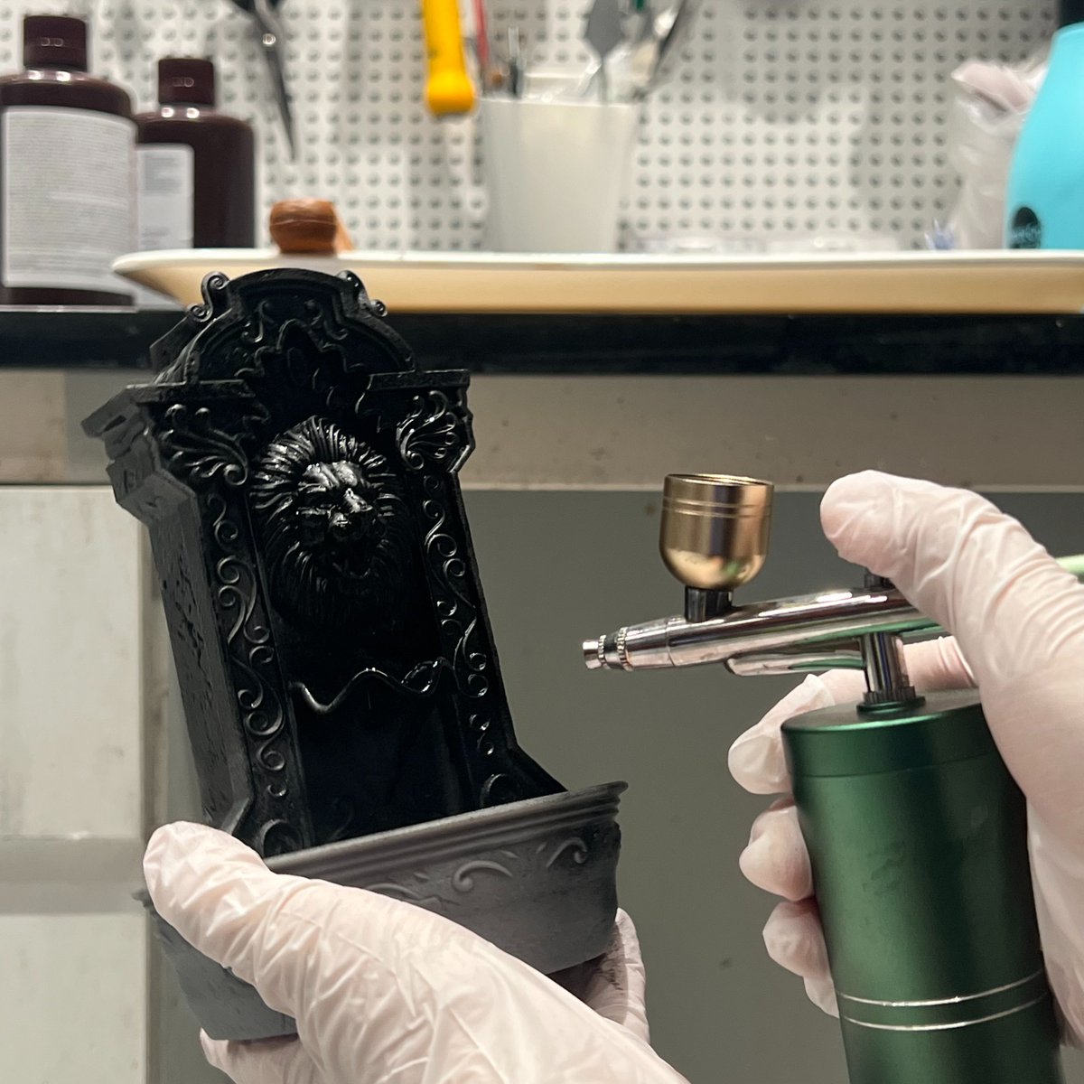 chitubox's tweet photo. Colored Version of the Lion's Courage Backflow Incense Burner
Printer: @Creality3dP #HalotMageS
Resin: @Kexcelled_3D
Slicer: #CHITUBOX Basic V2.1 (free)
Model Credit: @stlflix
#3dprinter #3d #3dprints #resinprinting #resinprinter #14Kprinter #creality #backflowburner #lion https://t.co/szwN8HH6Fm