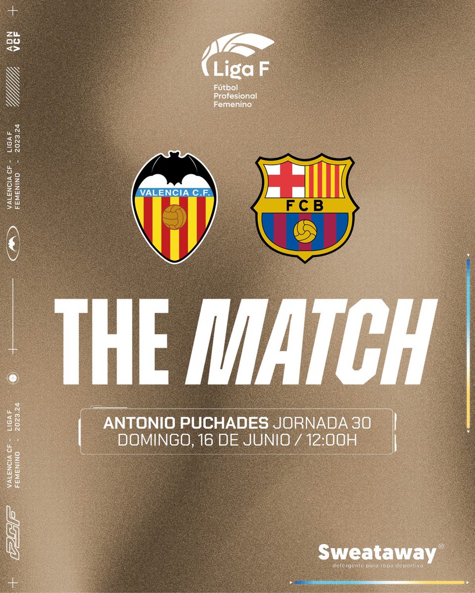 🚨#VCFfem 🆚 <a href="/FCBfemeni/">FC Barcelona Femení</a> 

ℹ️ Información sobre la venta online de entradas 🎟 ⤵️
valenciacf.com/valencia-cf-fe…

🏟 El partido se celebra en el Puchades el 16 de junio a las 12h

#ADNVCF 🦇
