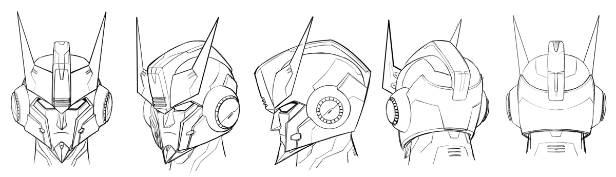 The first batch of  <a href="/NickAnimation/">Nickelodeon Animation</a>'s  #Transformers #EARTHSPARK SEASON 2 eps have dropped on <a href="/paramountplus/">Paramount+</a>! 

I'm one of the Bot character designers on the show, and am so proud of the entire team. So, to whet your appetite, here's some head turns of Earthspark PROWL!