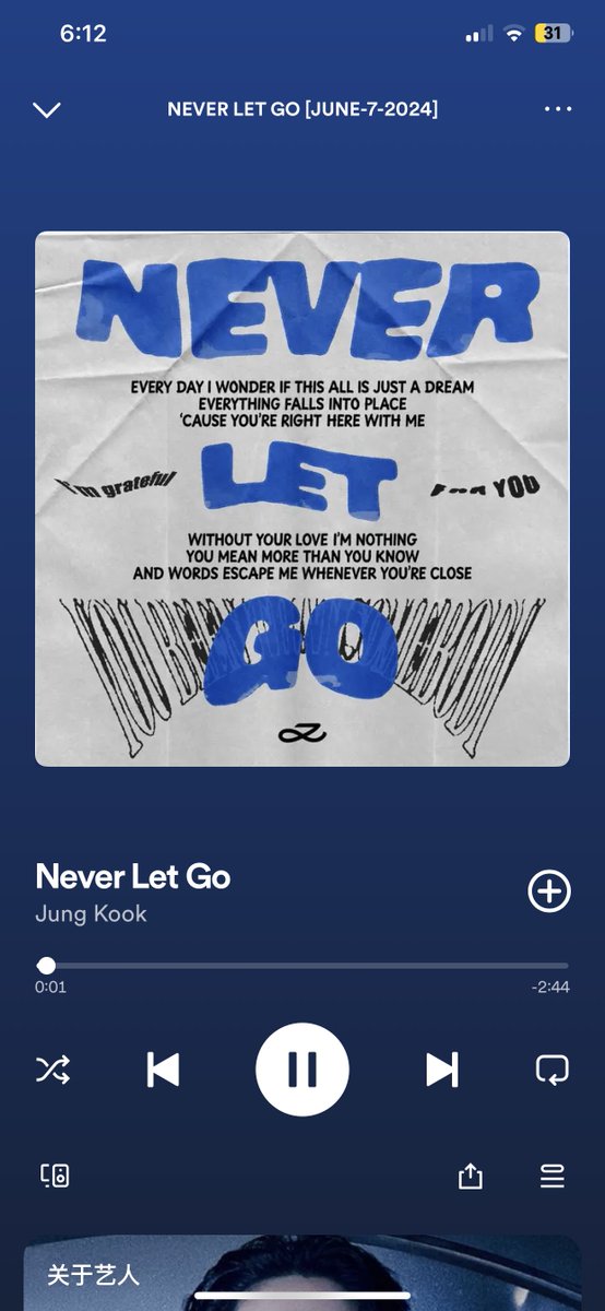 ikol0818's tweet photo. @97SARCHIVES NEVER LET GO IS OUT NOW
NEVER LET GO BY JUNGKOOK https://t.co/Vlmi0q830O