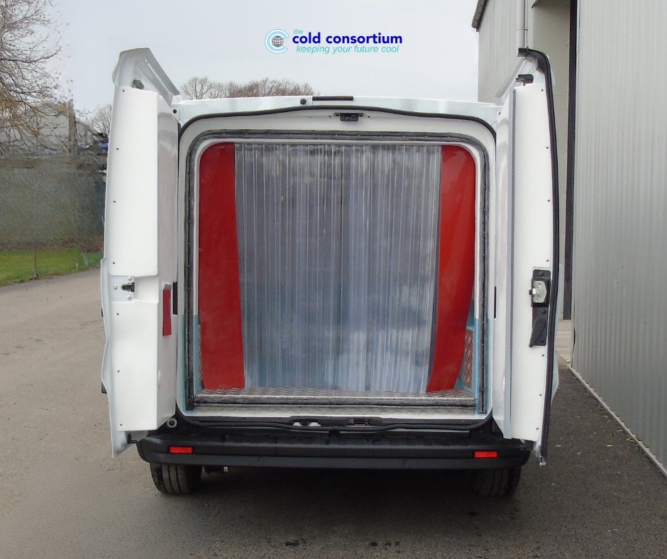 coldconsortium's tweet photo. 🎉 Just Delivered: Nissan NV300 turned high-spec Freezer Van, chilled to -18°C by a roof-mounted GAH unit. Super-thick doors keep goods colder for longer. Budget-friendly without sacrificing functionality. Follow for more Cold Consortium Conversions!  #BudgetFreeze #NissanNV300 https://t.co/v7RWTTIlQm