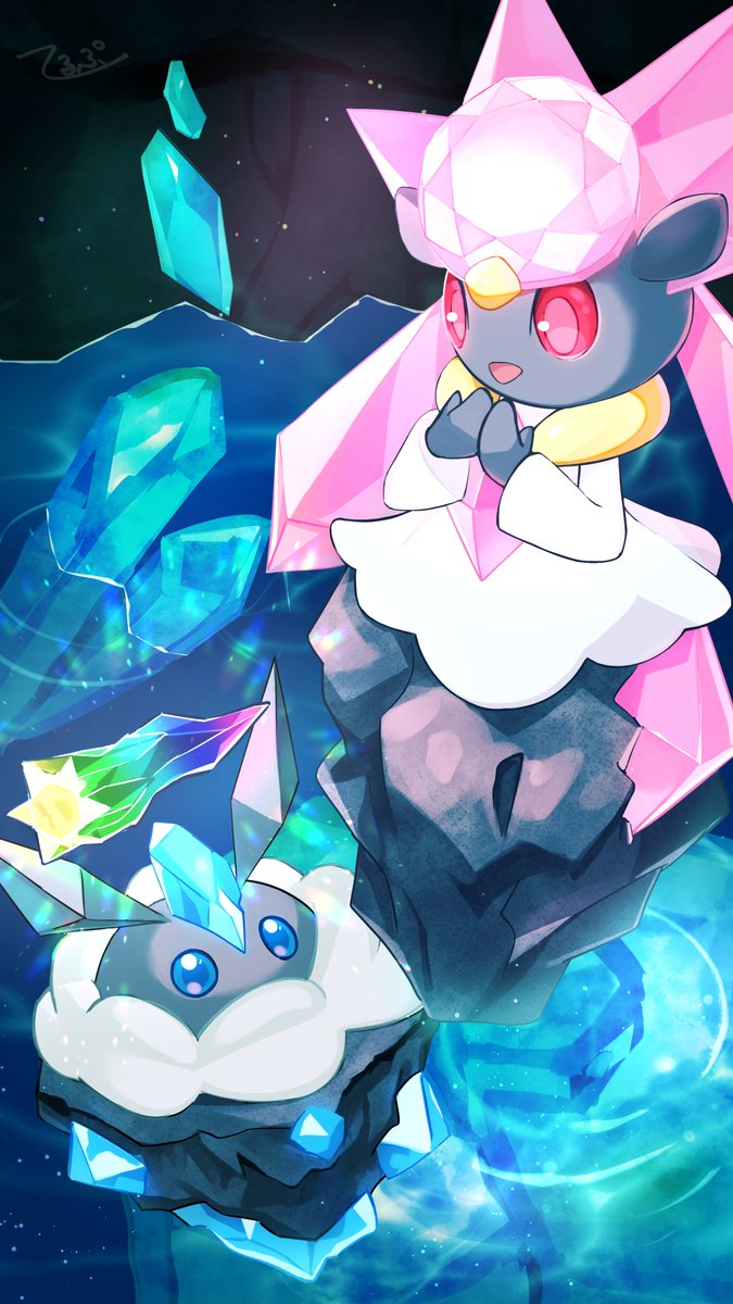 eule312's tweet photo. メレシーとディアンシー
#ポケモンイラスト https://t.co/XWFUqbdY71